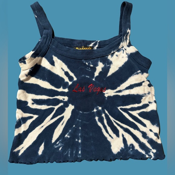 90s Graphic Tie Dye Las Vegas tourist Tank Top ๐ฐ - Picture 1 of 3